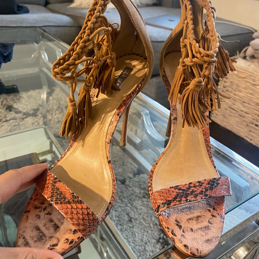 SCHUTZ Snake Print Shoes